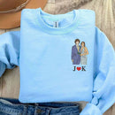Camisa Personalizada com sua Foto | Amor Bordado