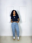 Blusinha Adidas + Calça Jeans
