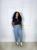 Blusinha Adidas + Calça Jeans