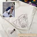 Camiseta e Moletom Personalizado com Foto | O Presente Ideal para Casais e Famílias - Envio Imediatamente Dia dos Namorados
