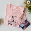 Camiseta e Moletom Personalizado com Foto | O Presente Ideal para Casais e Famílias - Envio Imediatamente Dia dos Namorados