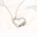 Colar "Infinito Amor" – A Família Unida no Coração (Personalizável)