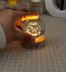 Luminária Bola de Cristal Personalizada - Promoção Compre 1 leve 2 - Envie sua foto pelo nosso Instagram após a compra !
