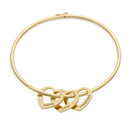Bracelete de Coração com 3 ou 4 Nomes Personalizados