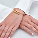 Bracelete de Coração com 3 ou 4 Nomes Personalizados