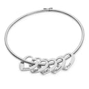 Bracelete de Coração com 3 ou 4 Nomes Personalizados