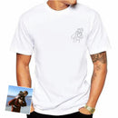Camisa Personalizada com Fotos - Presente especial para os Pais