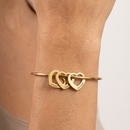 Bracelete "Coração de Mãe" – Os Amores da Sua Vida Sempre com Você (Até 8 Nomes)