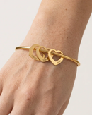 Bracelete "Coração de Mãe" – Os Amores da Sua Vida Sempre com Você (Até 8 Nomes)