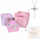 Colar Asas de Anjo + Caixa de Rosa - PARA MEU AMOR 💝
