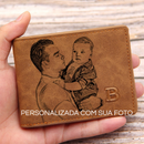 ❤️ Carteira Personalizada com Foto – Um Presente que Seu Pai Vai Guardar Para Sempre