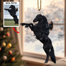 Cavalo de montaria - Ornamento de Acrílico com foto personalizada - Compre 2 e Leve 3 + Frete Grátis