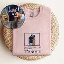 Camiseta e Moletom Personalizado com Foto | O Presente Ideal para Casais e Famílias - Envio Imediatamente Dia dos Namorados