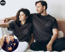 Camisa Personalizada com o Desenho da Foto do Casal
