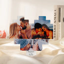 Quadro de Coração com Fotos e Nomes Personalizados - Mi Quadros